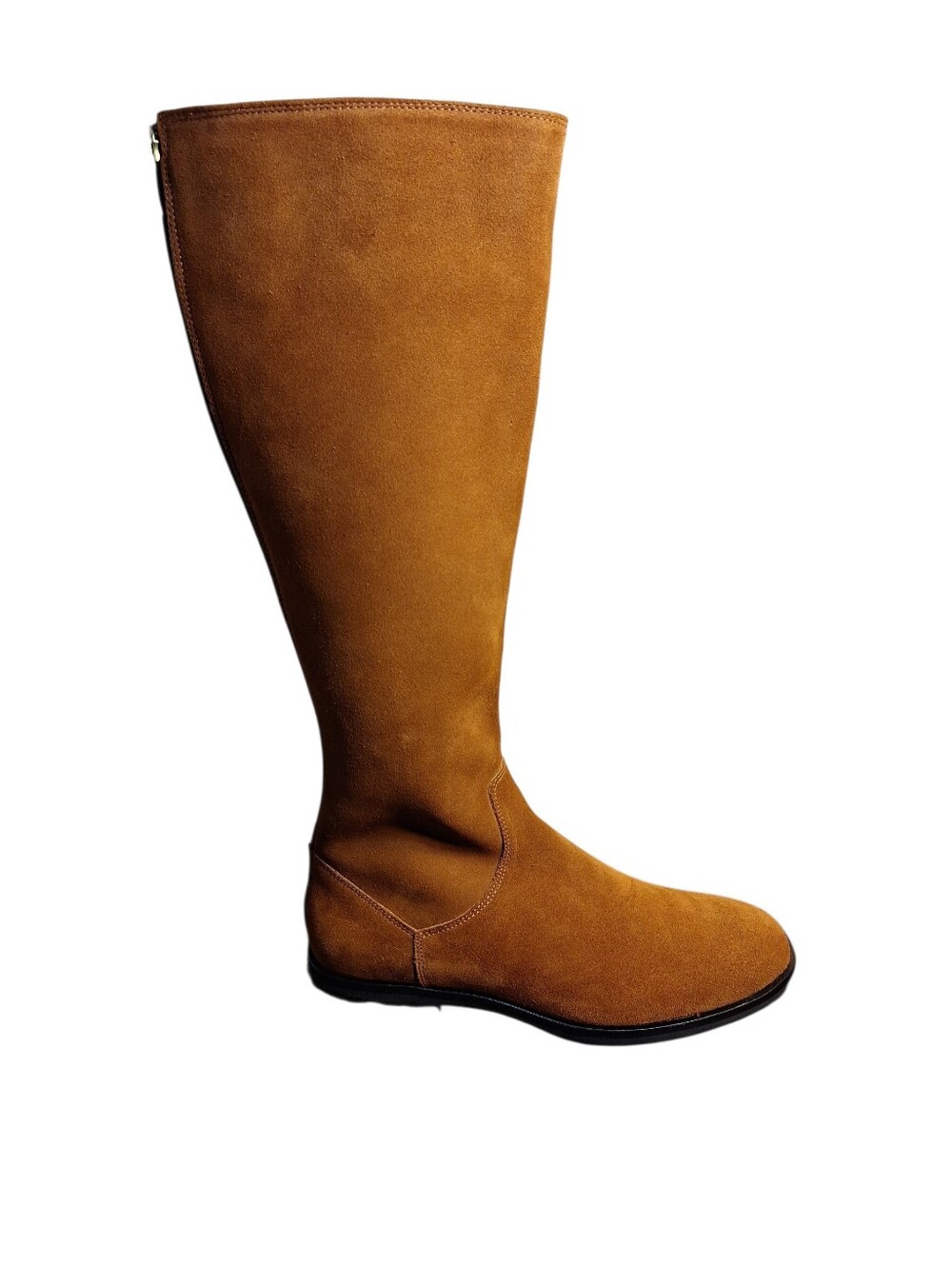 NWOT Clarks Pure Ride Dark Tan Suede Knee-High Boots
